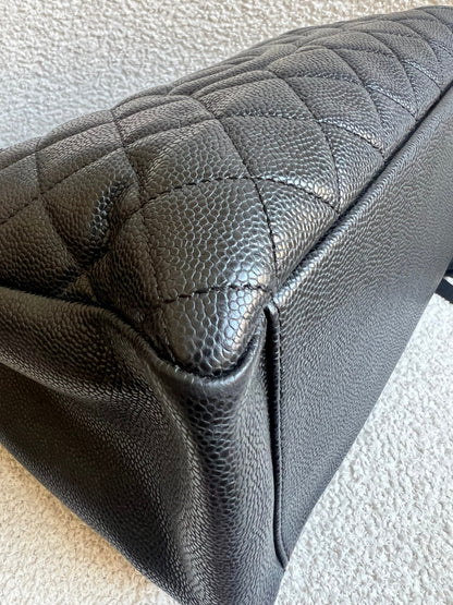 Chanel Black Caviar Grand Shopper Tote Gold Hardware (GST)
