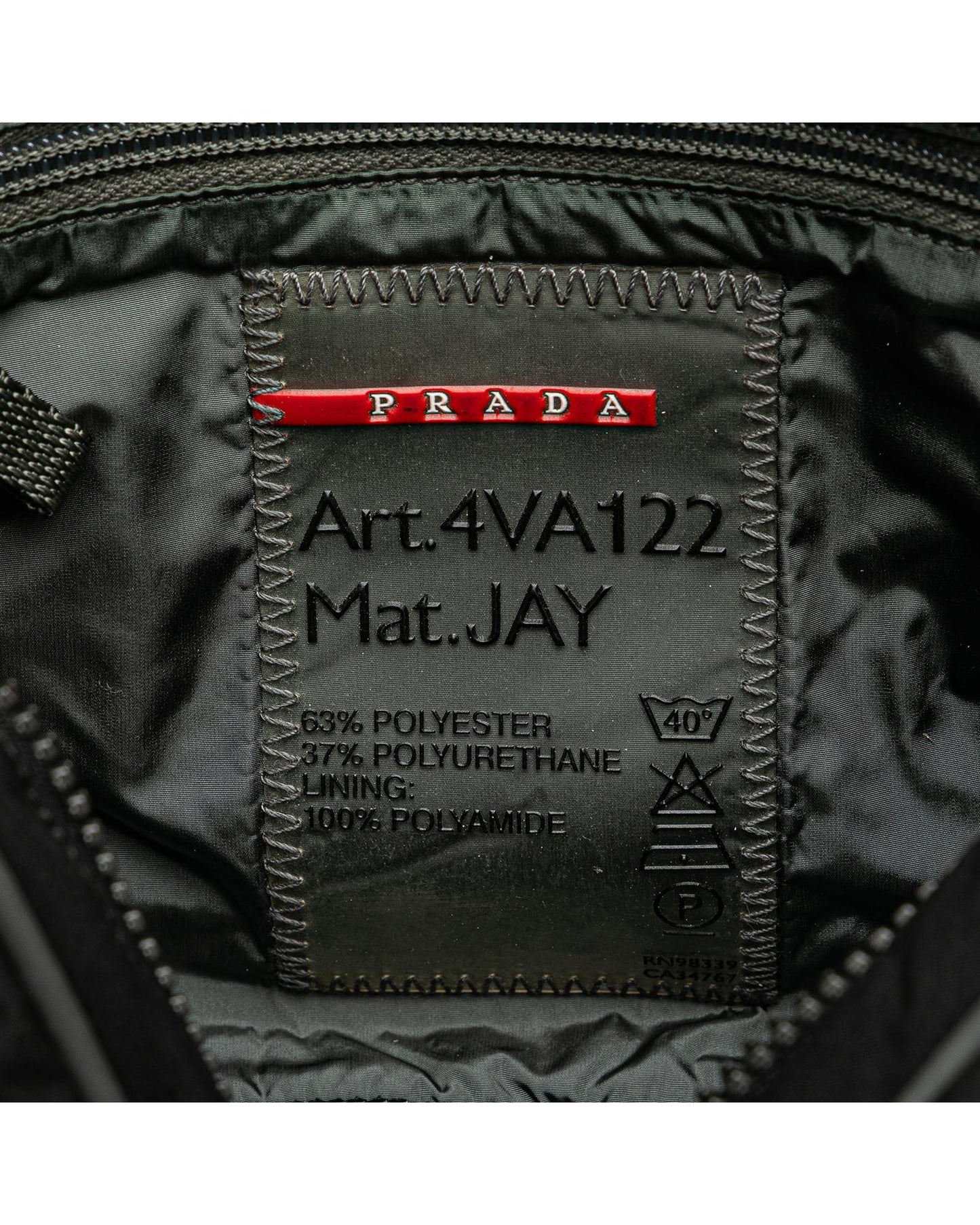 Nylon Front Pocket Crossbody Bag with Adjustable Strap and Zip Closures