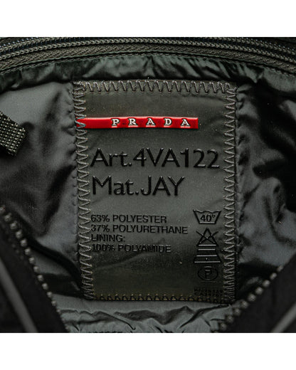 Nylon Front Pocket Crossbody Bag with Adjustable Strap and Zip Closures