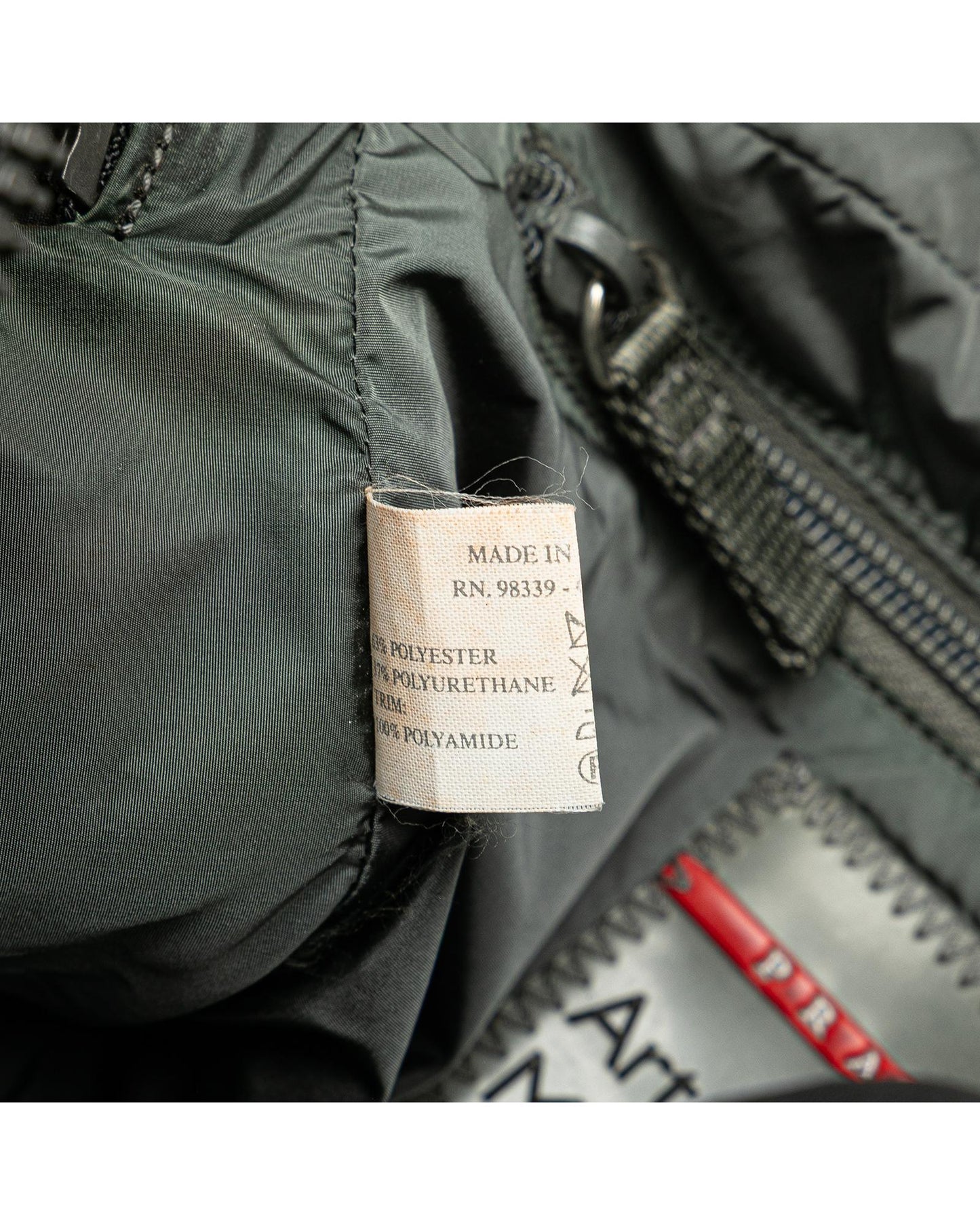 Nylon Front Pocket Crossbody Bag with Adjustable Strap and Zip Closures