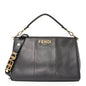 Fendi Snakeskin O'Lock Zipper Black