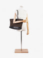 Fendi Roll Canvas Black Tote Bag
