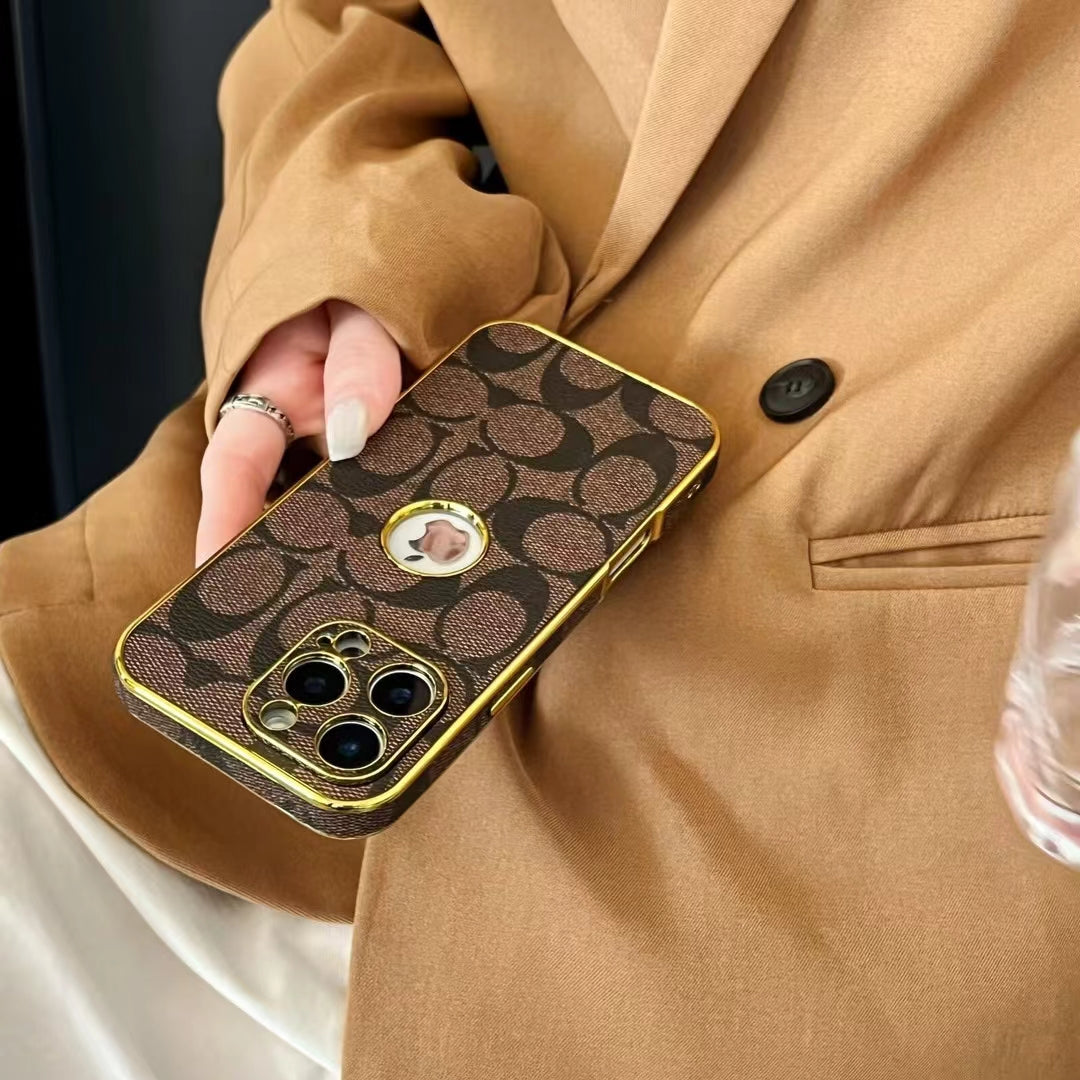 Coach Monogram iPhone Case 12 13 14 15 16