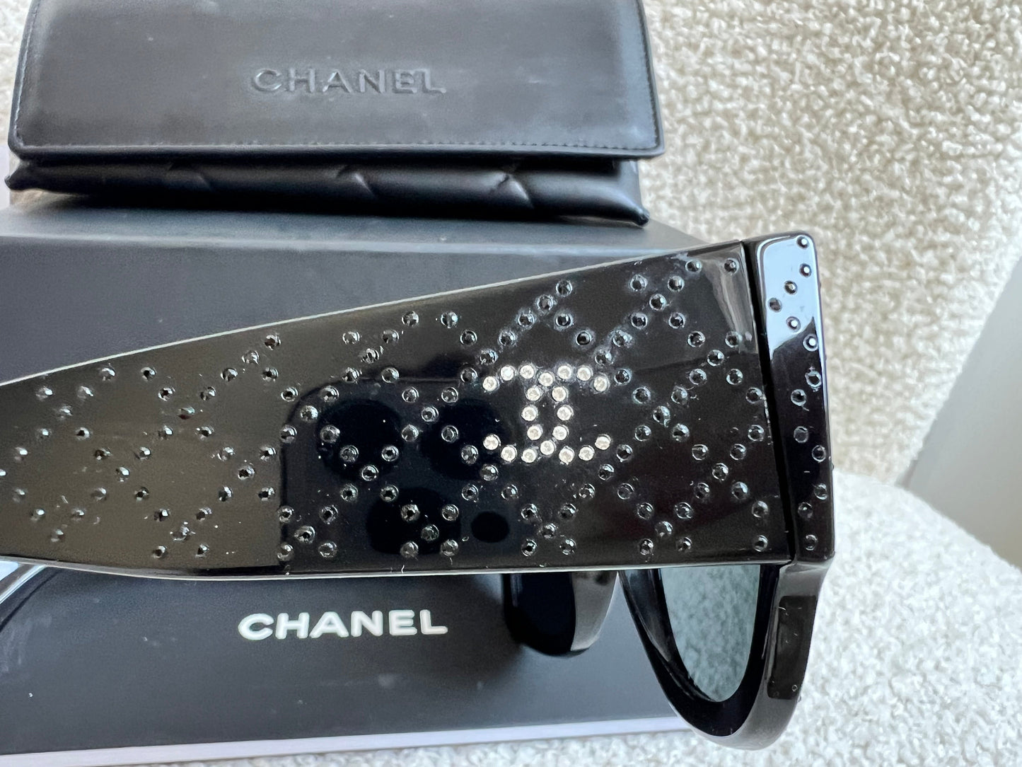 Chanel Black Embellished Sunglasses (RRP £640)