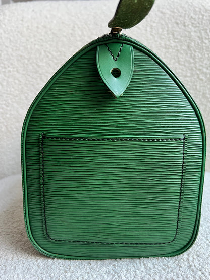 Louis Vuitton Speedy 30 Green Epi