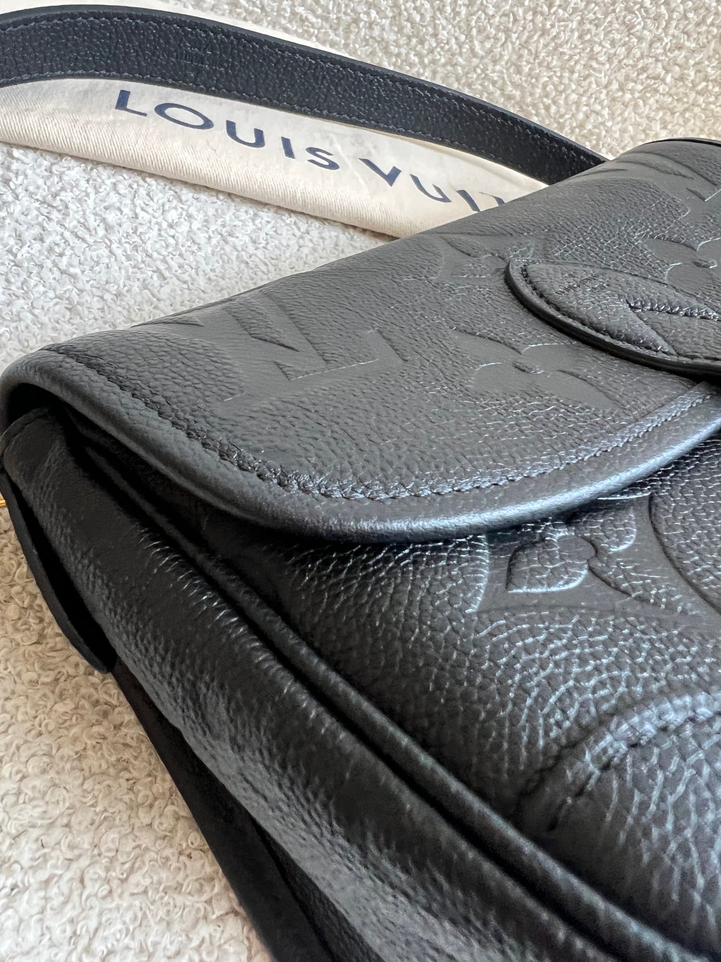 Louis Vuitton Diane Satchel Black Empreinte (RRP £2,120)