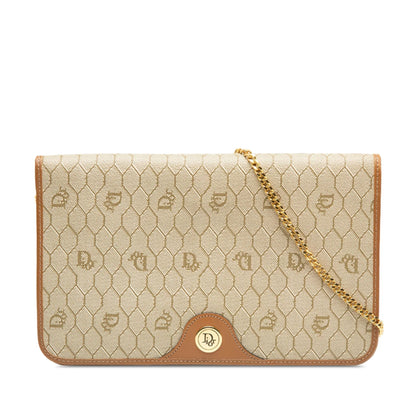 Dior Canvas Brown Shoulder Bag