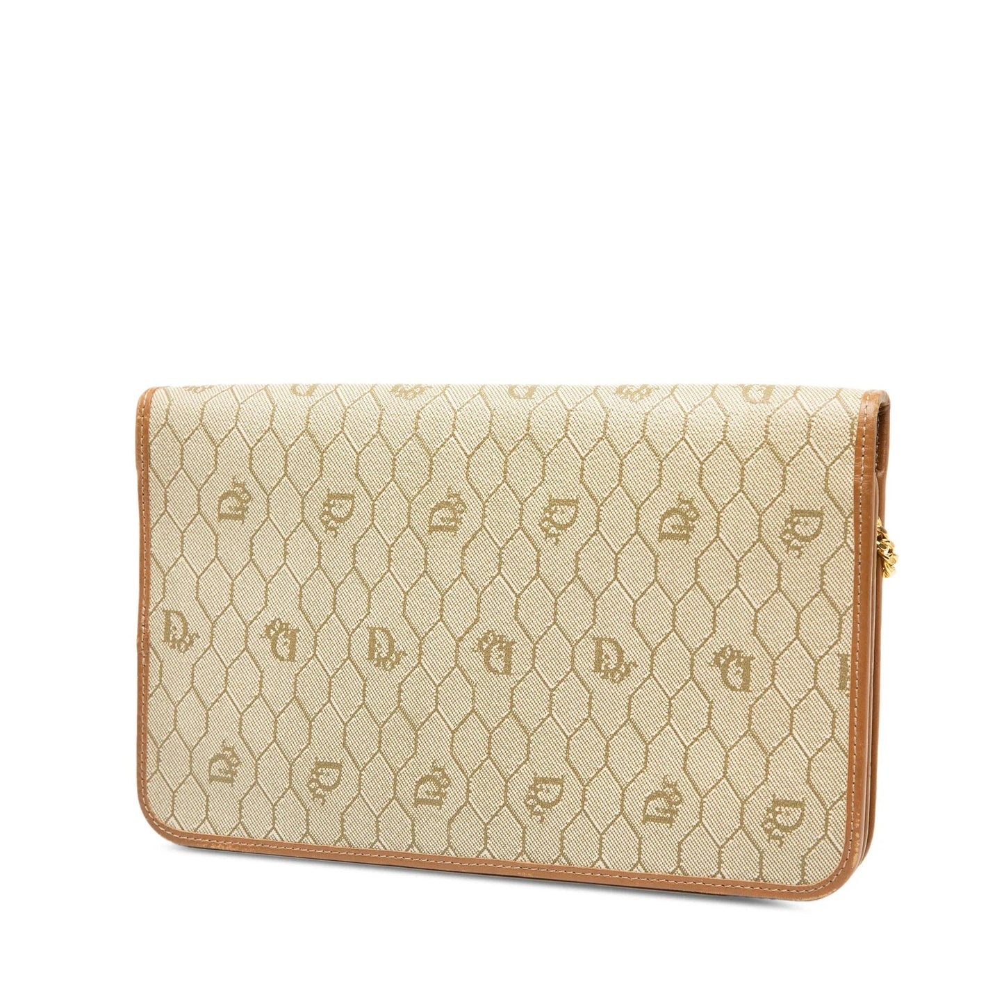 Dior Canvas Brown Shoulder Bag