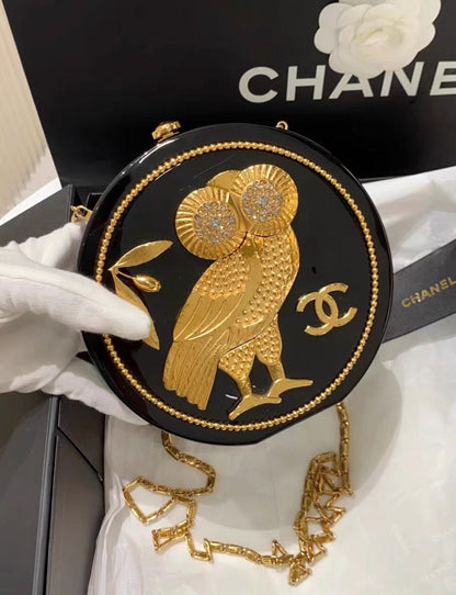 Chanel Luxury Leather Black Handbag Style 8