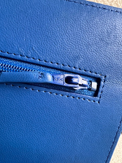 Chanel Blue Lambskin Wallet on Chain (RRP £2,930)