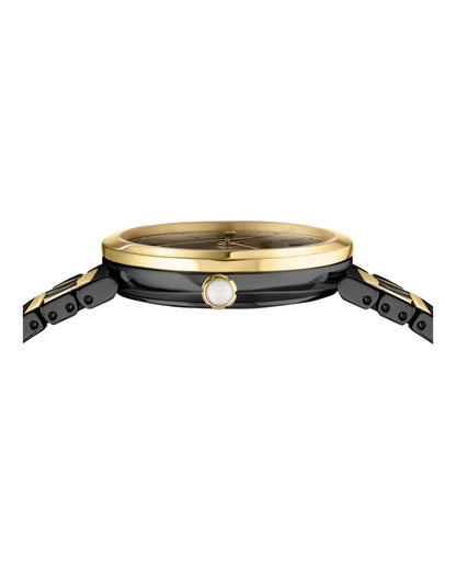 Fendi Womens Forever Fendi Two Tone 29mm Bracelet Fashion Watch
