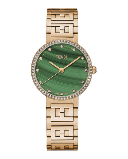 Fendi Womens Rose Gold 28mm Bracelet Fashion Watch