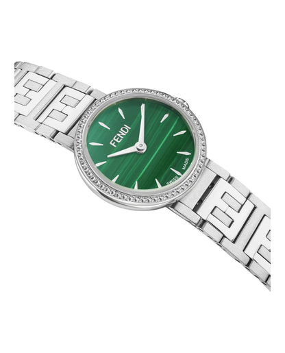 Fendi Womens Forever Fendi Stainless Steel 19mm Bracelet Fashion Watch