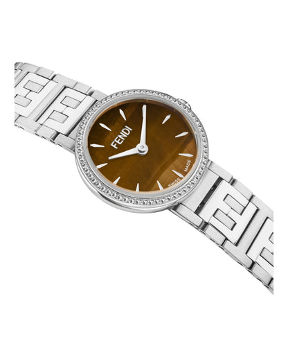 Fendi Womens Stainless Steel 19mm Bracelet Fashion Watch