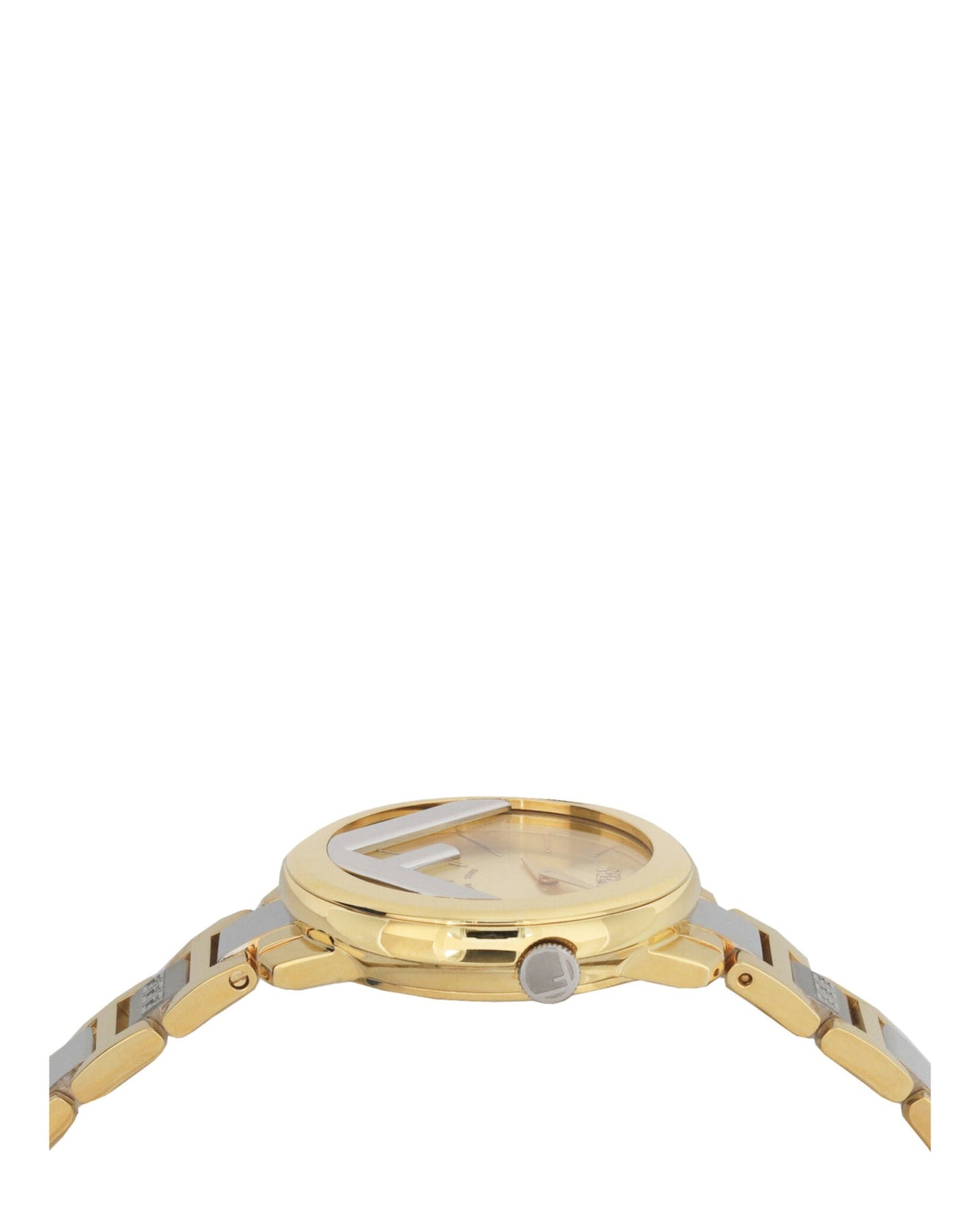 Fendi Womens Two Tone 28mm Bracelet Fashion Watch