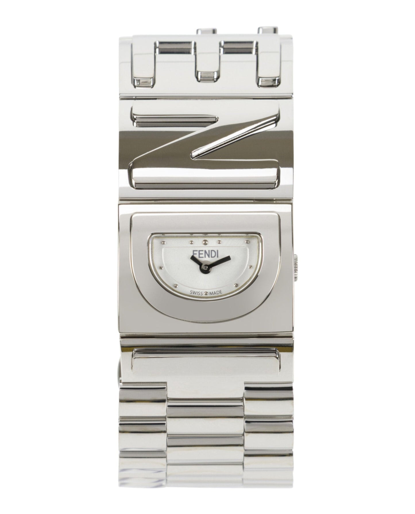 Fendi Womens Stainless Steel 22.25mm Bracelet Fashion Watch