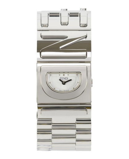 Fendi Womens Stainless Steel 22.25mm Bracelet Fashion Watch