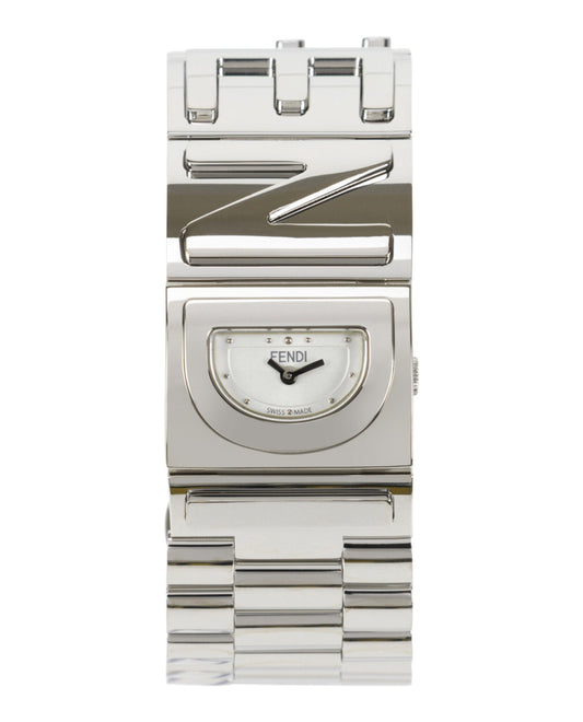 Fendi Womens Stainless Steel 22.25mm Bracelet Fashion Watch