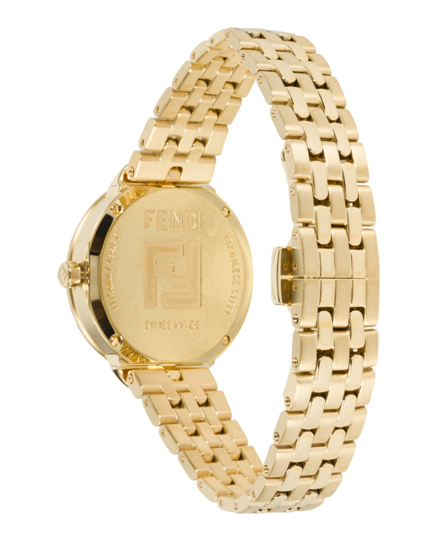Fendi Womens Gold 30mm Bracelet Fashion Watch