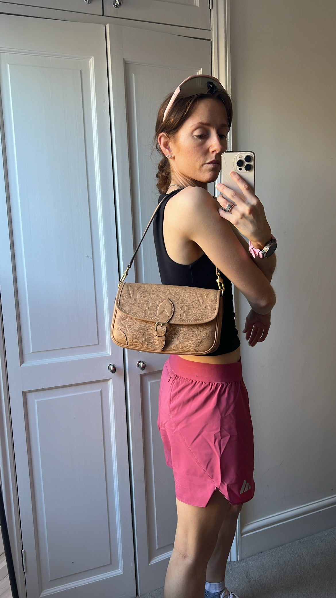 Louis Vuitton Diane Satchel Sand Empreinte (RRP £2,120)