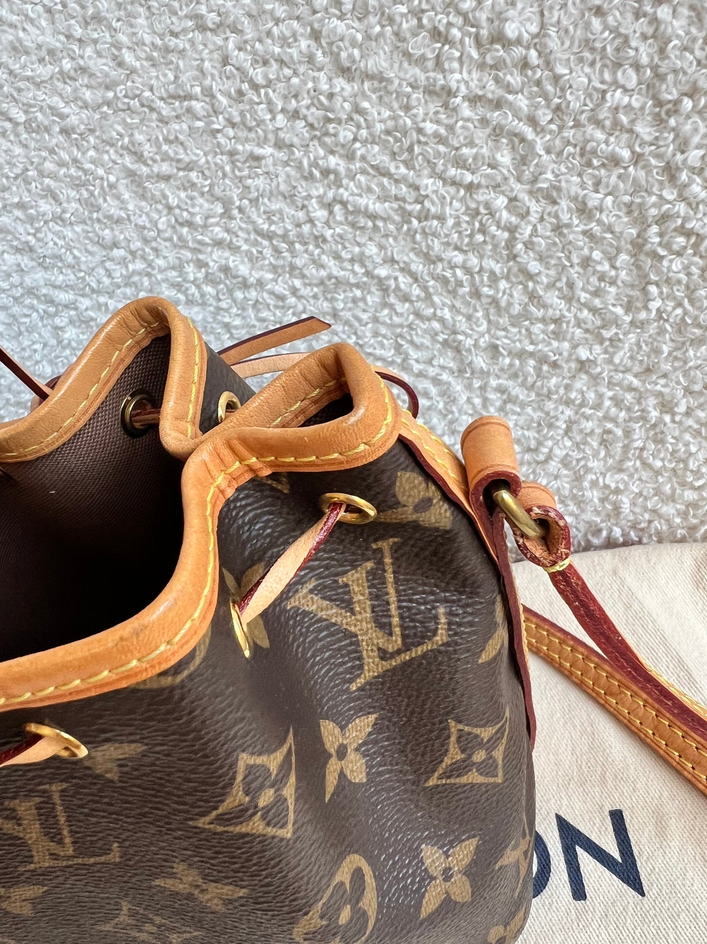 Louis Vuitton Nano Noe Bucket Bag Monogram