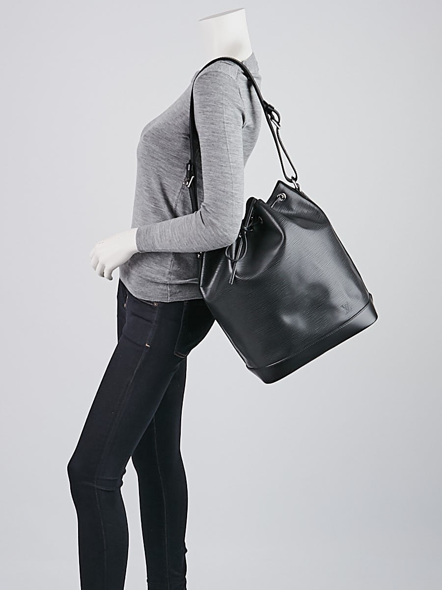 Louis Vuitton Black Epi Noe GM
