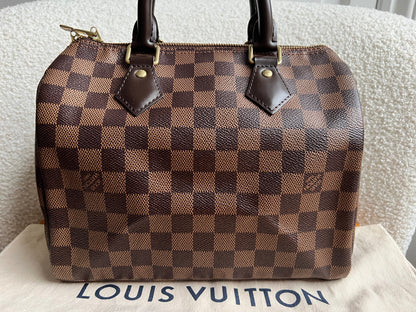 Louis Vuitton Speedy 25 Bandouliere Damier Ebene (RRP £1,440)