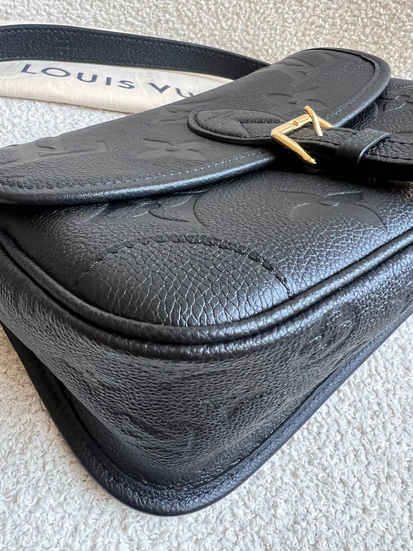 Louis Vuitton Diane Satchel Black Empreinte (RRP £2,120)