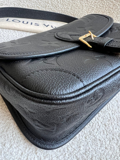 Louis Vuitton Diane Satchel Black Empreinte (RRP £2,120)