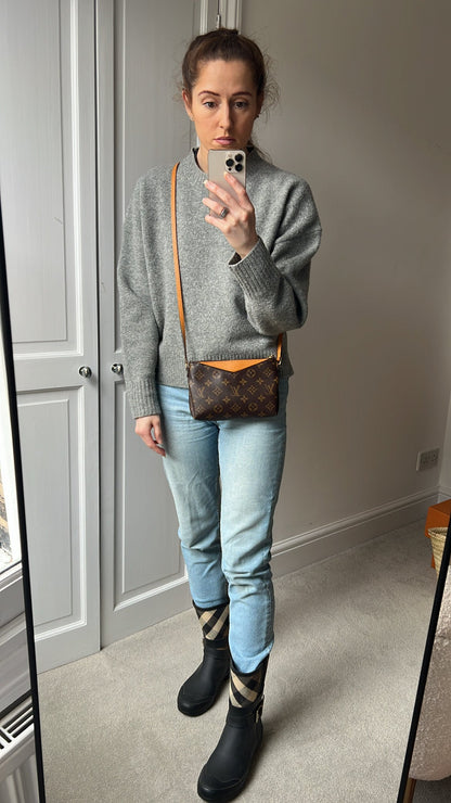 Louis Vuitton Monogram Safran Pallas Pochette