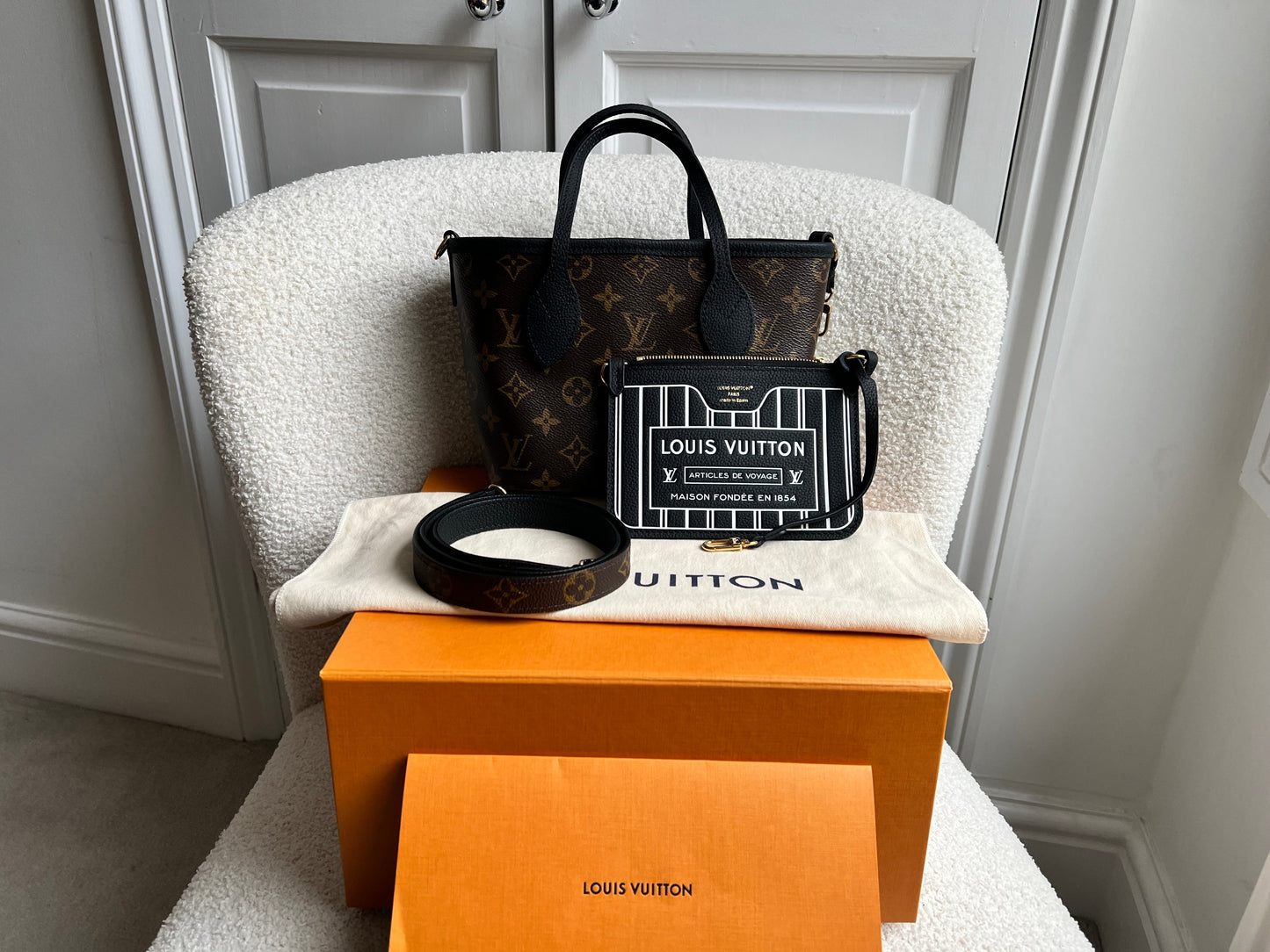 Louis Vuitton Neverfull BB Inside Out (RRP £2,010)
