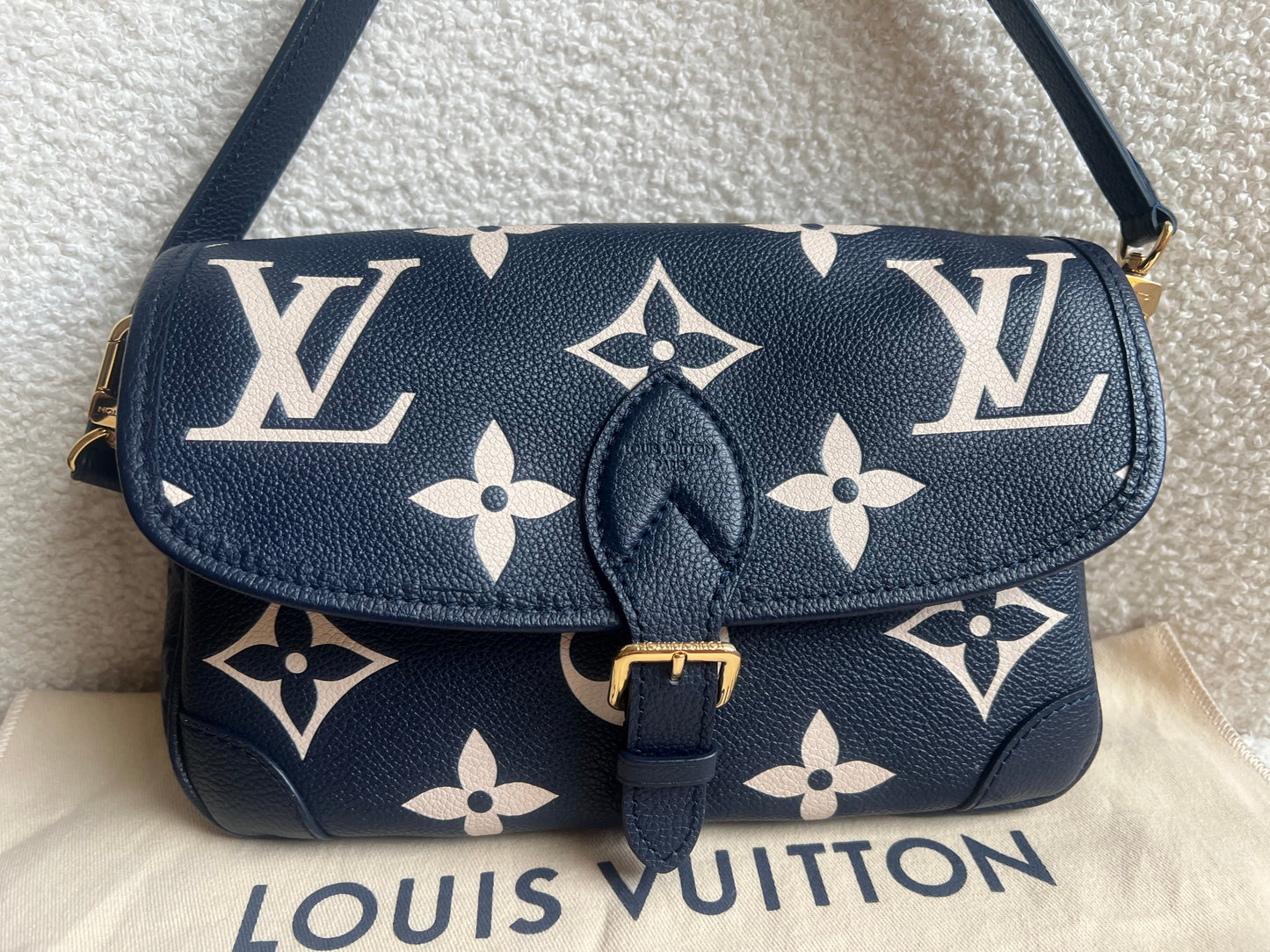 Louis Vuitton Diane Satchel Bicolour Empreinte (RRP £2,170)
