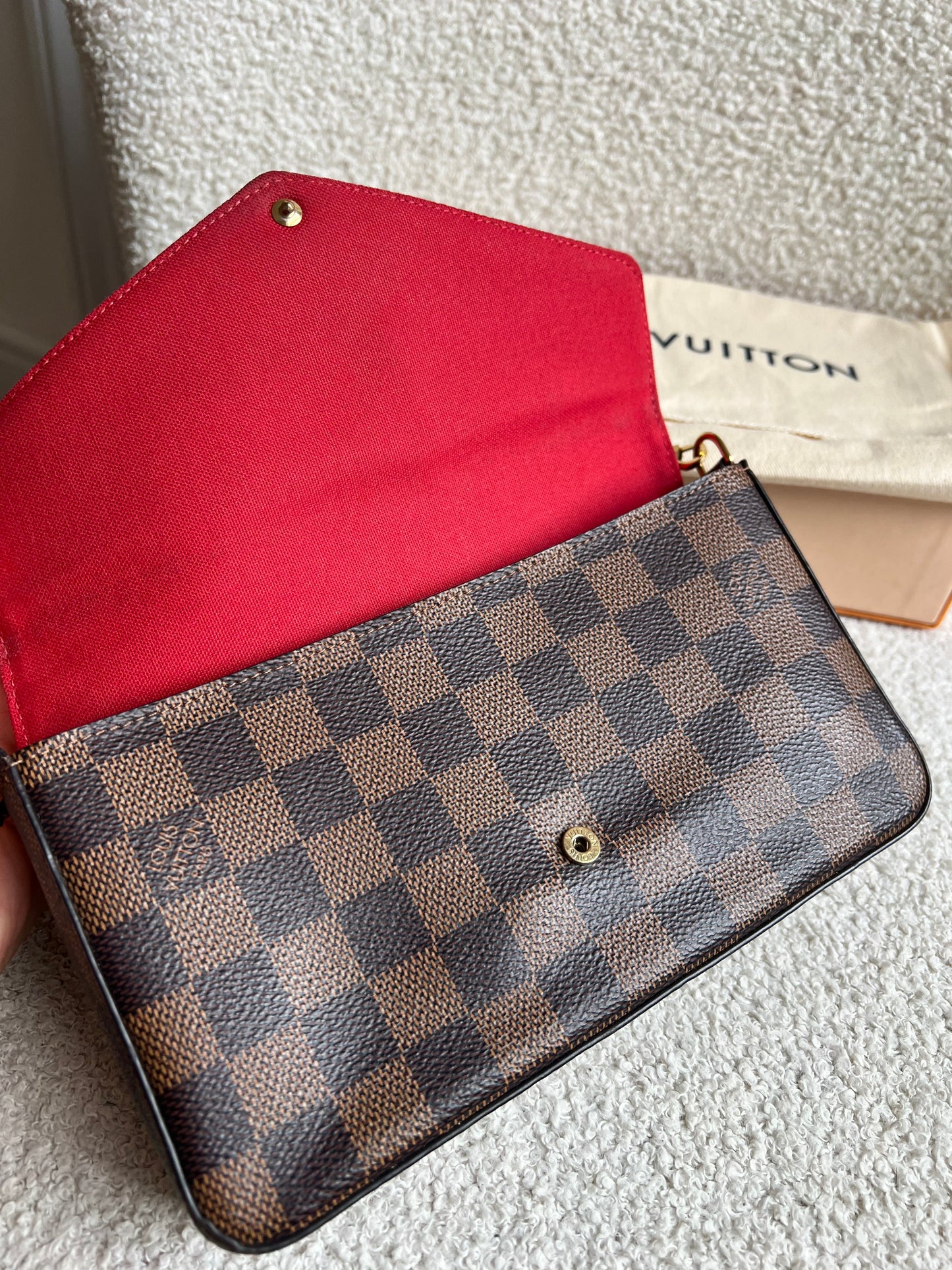 Louis Vuitton Felicie Pochette Damier Ebene (RRP £1110)