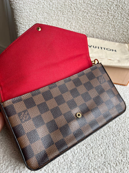 Louis Vuitton Felicie Pochette Damier Ebene (RRP £1110)