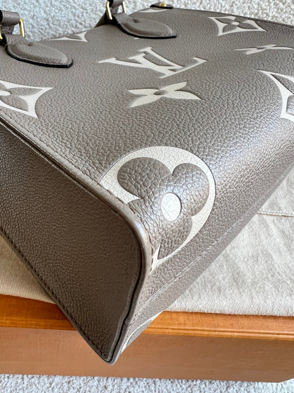 Louis Vuitton On the Go Bicolour PM Empreinte (RRP £2,520)