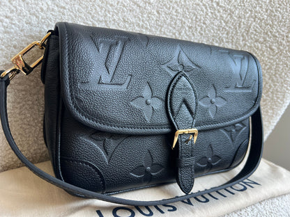 Louis Vuitton Diane Satchel Black Empreinte (RRP £2,120)