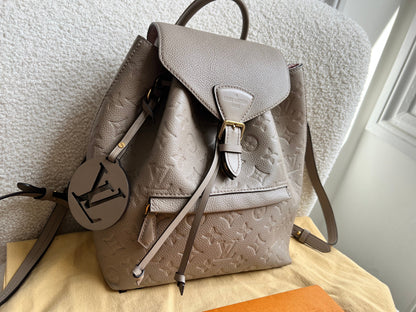 Louis Vuitton Tourterelle Montsouris Backpack Empreinte (RRP £2170)