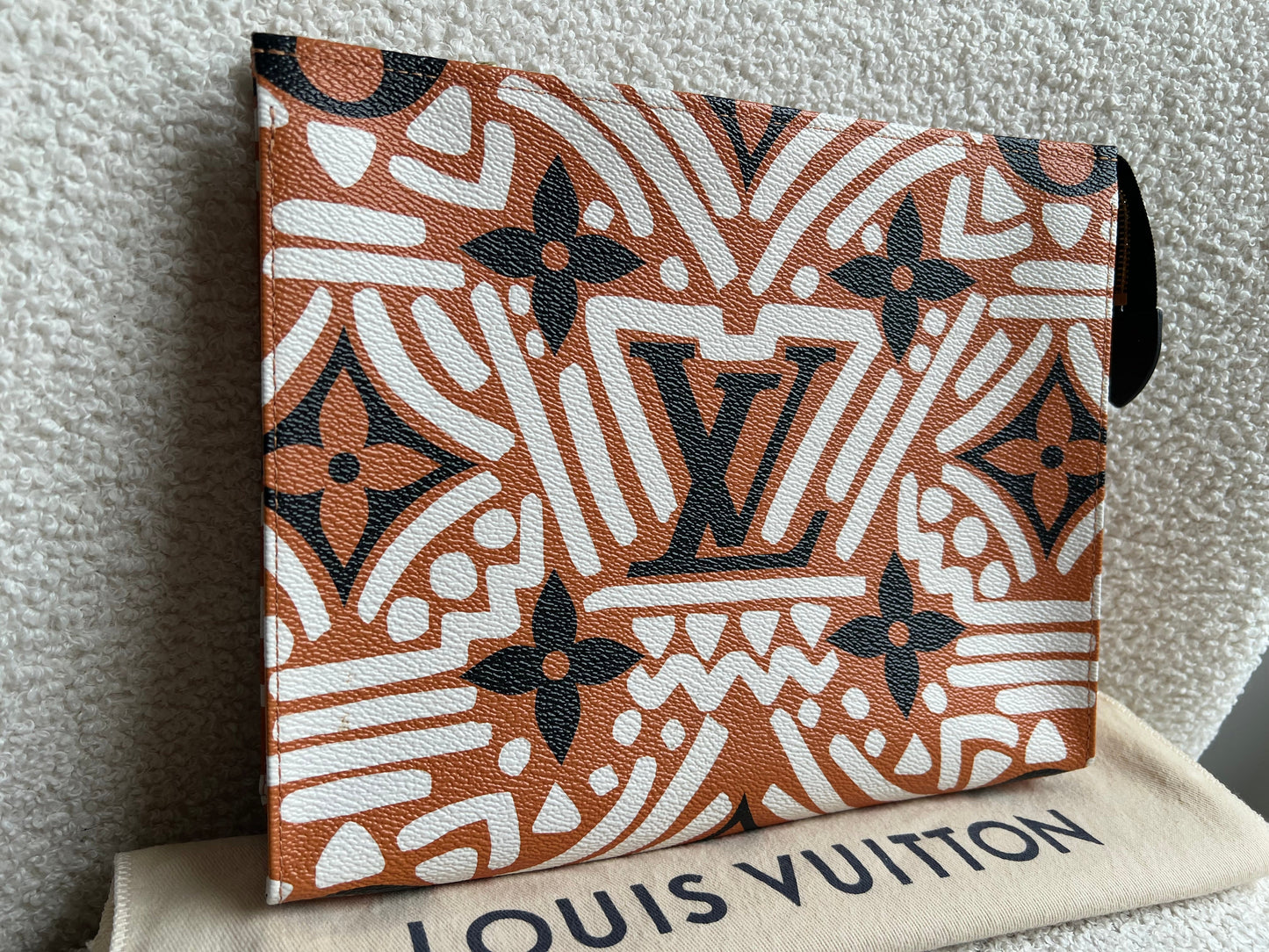 Louis Vuitton Crafty Toiletry Pouch 26 Creme Caramel