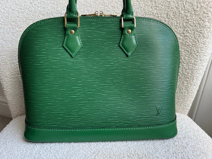 Louis Vuitton Alma PM Green Epi