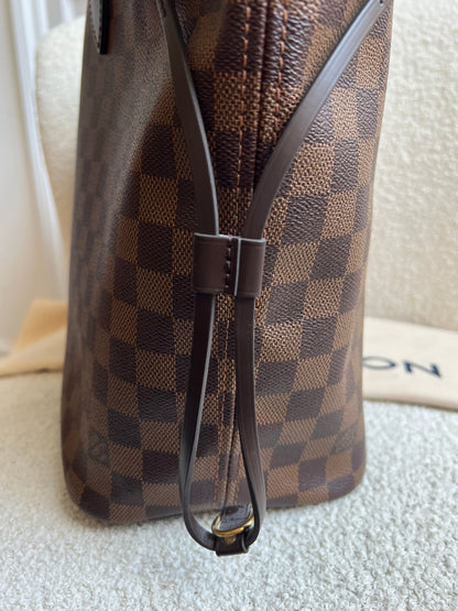 Louis Vuitton Neverfull MM Damier Ebene Cherry Interior (RRP £1,430)