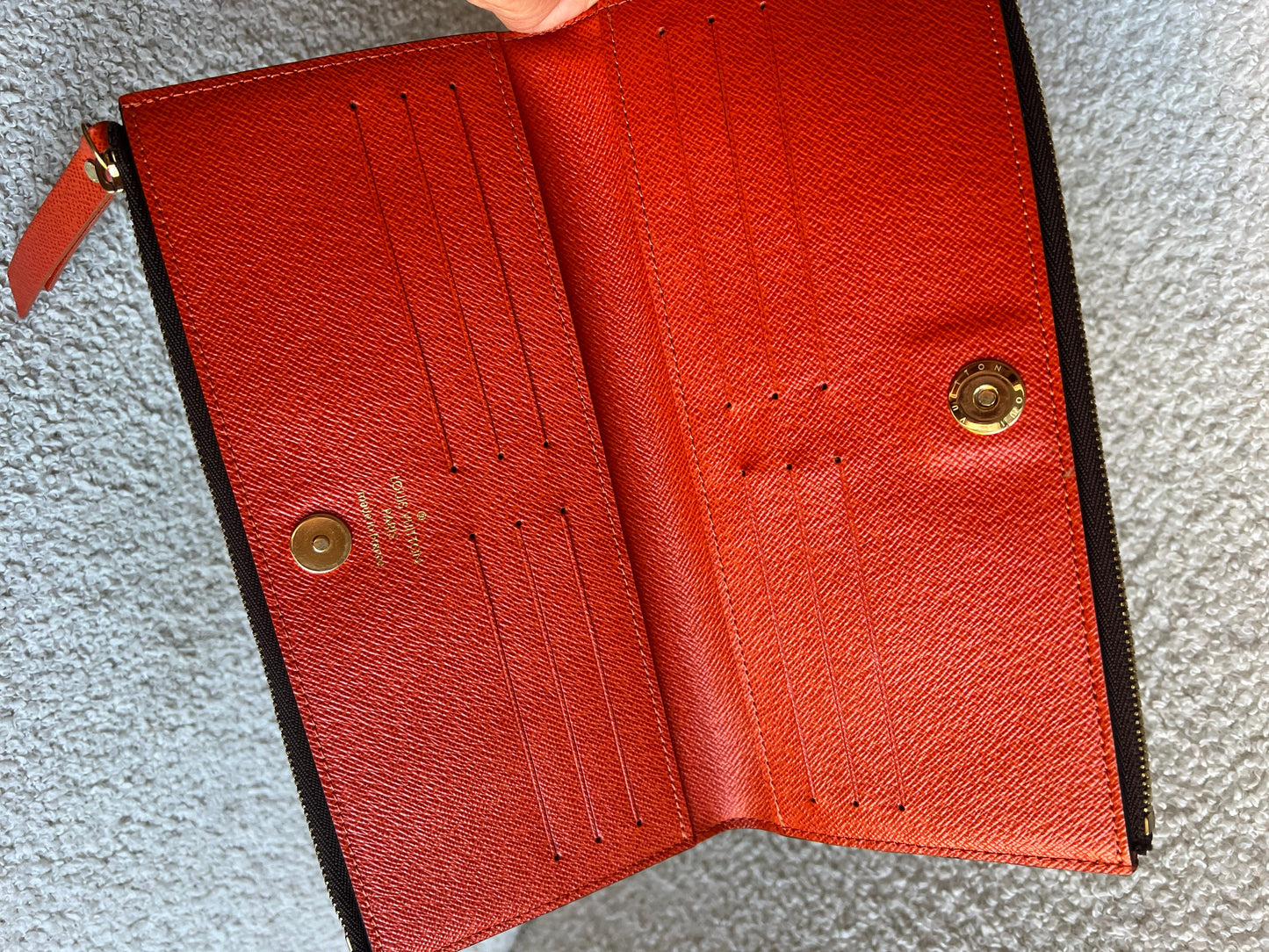 Louis Vuitton Adele Wallet Monogram and Orange