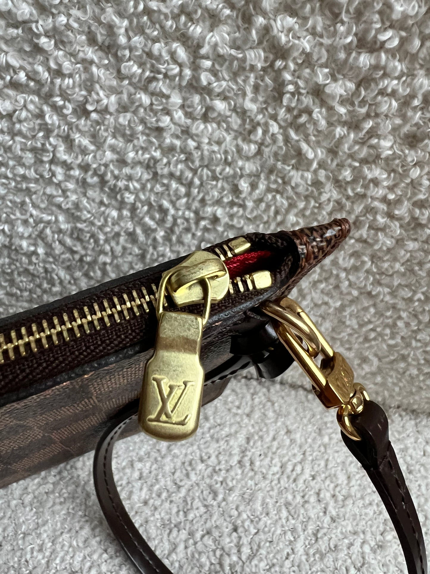 Louis Vuitton Pouch (from Neverfull) in Damier Ebene