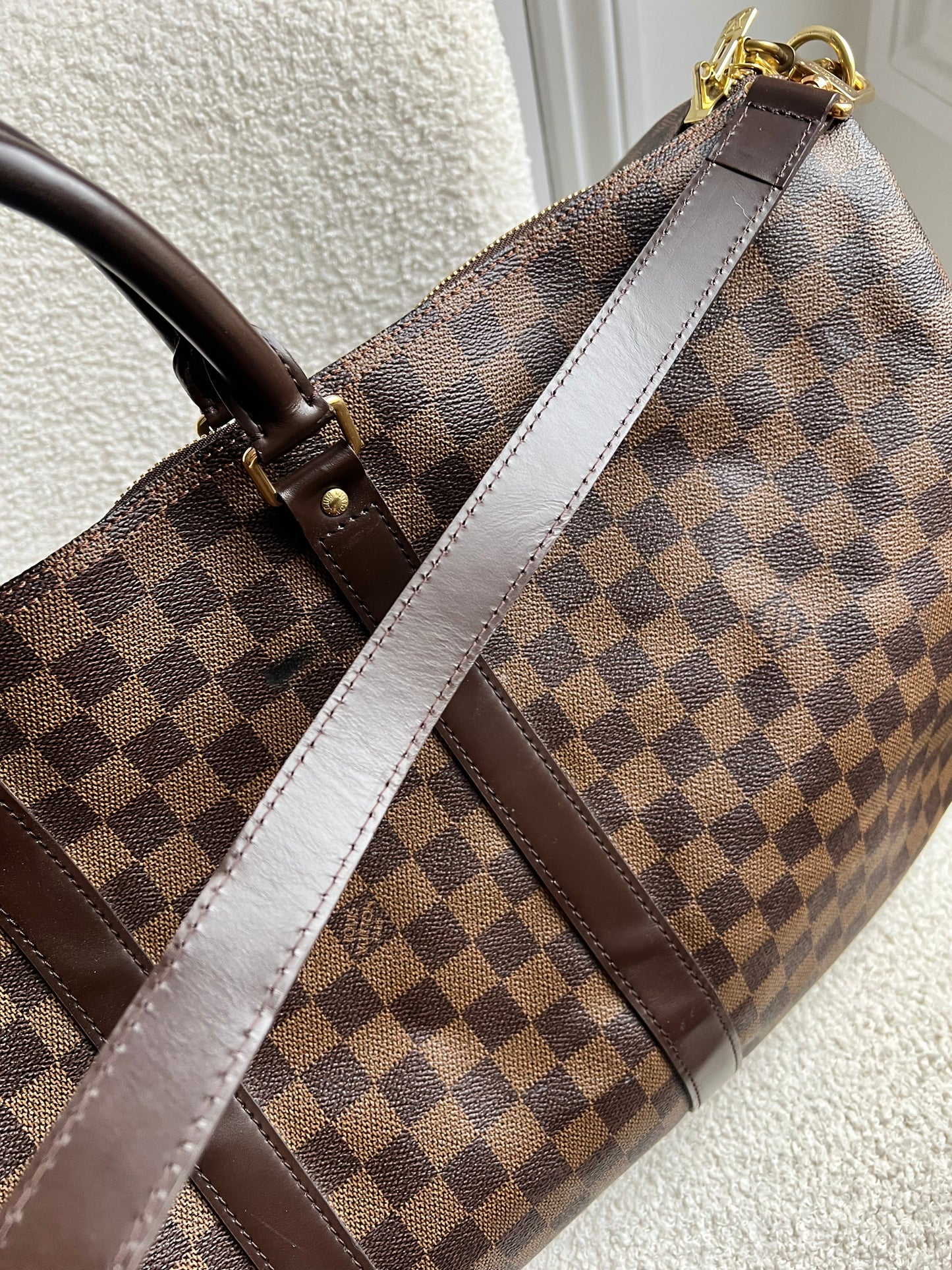 Louis Vuitton Keepall Bandouliere 55 Damier Ebene (RRP £2,020)