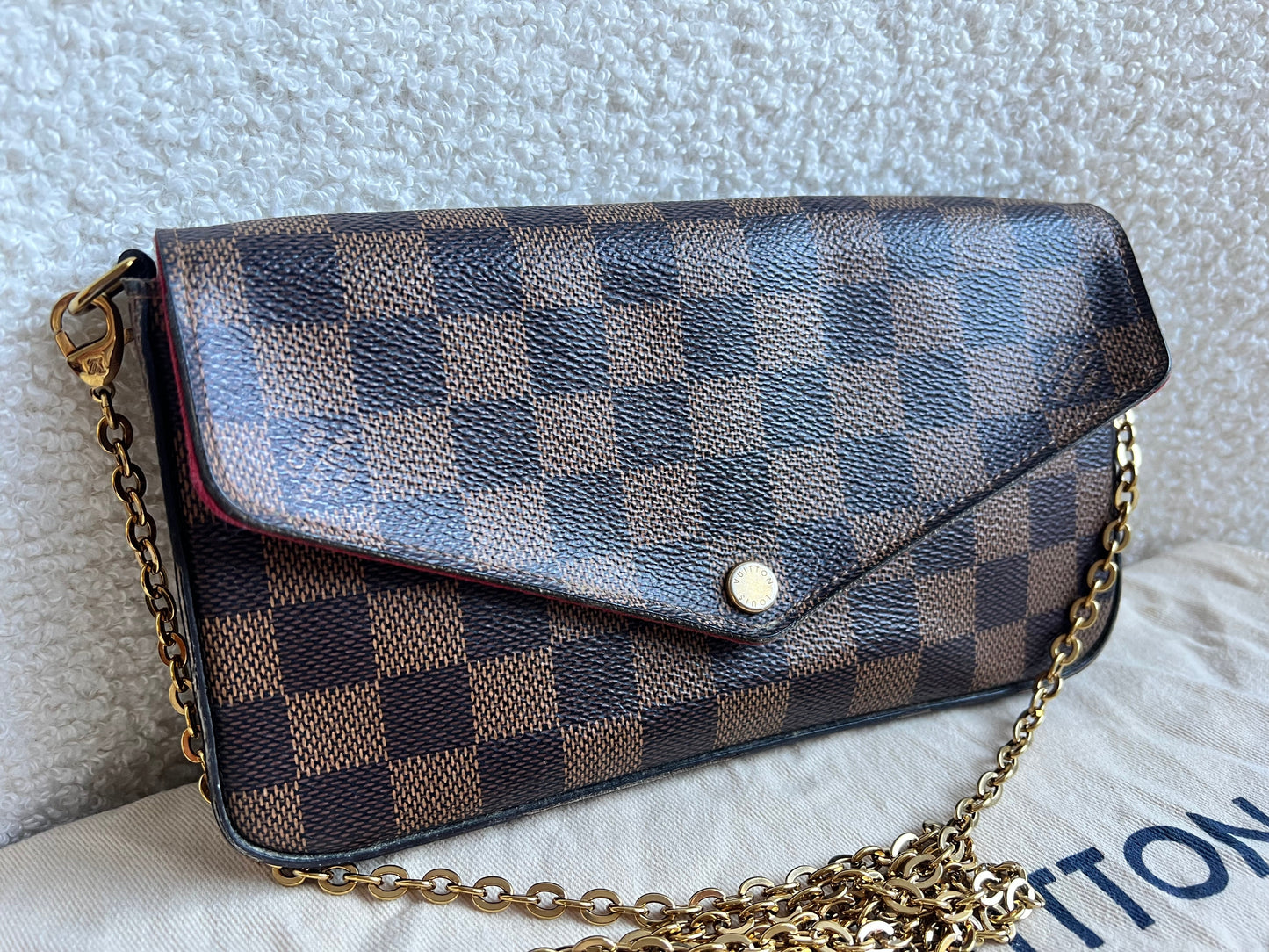 Louis Vuitton Felicie Pochette Damier Ebene (RRP £1090)