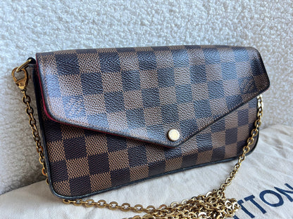 Louis Vuitton Felicie Pochette Damier Ebene (RRP £1090)