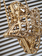 Chanel Luxury Leather Gold Handbag Style 6