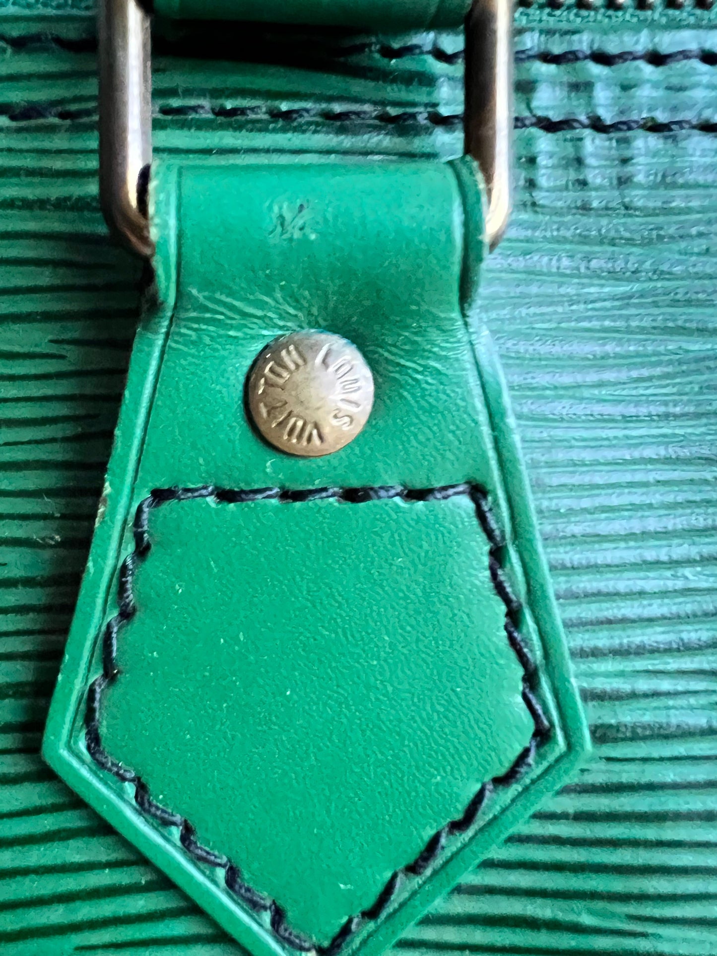 Louis Vuitton Speedy 30 Green Epi