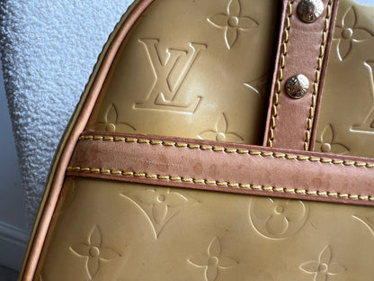 Louis Vuitton Tompkins Square Bag Pearl Monogram Vernis