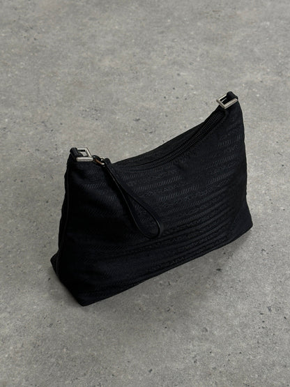 Prada Nylon Tessuto Monogram Crossbody Bag