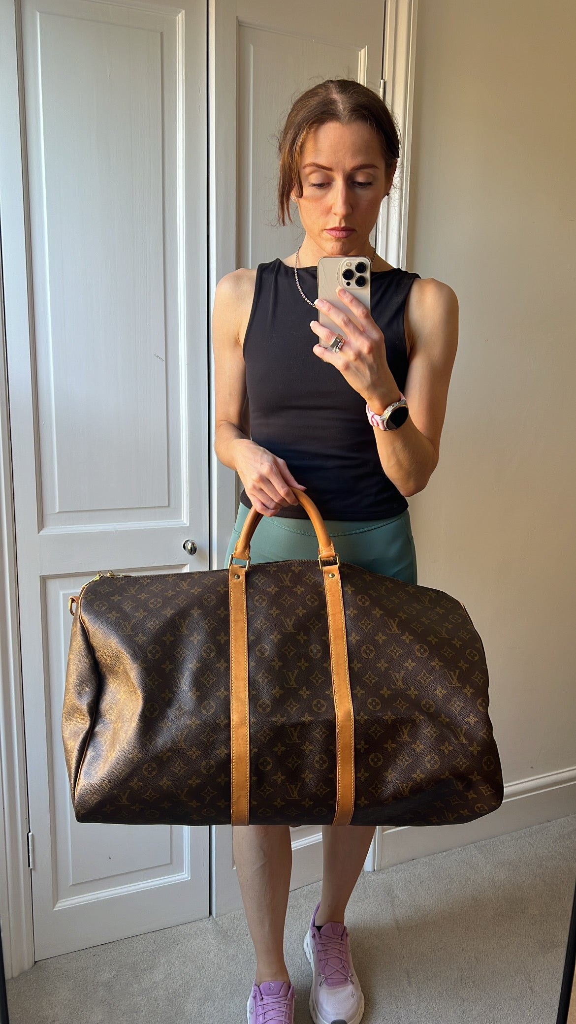 Louis Vuitton Vintage Keepall Bandouliere 60